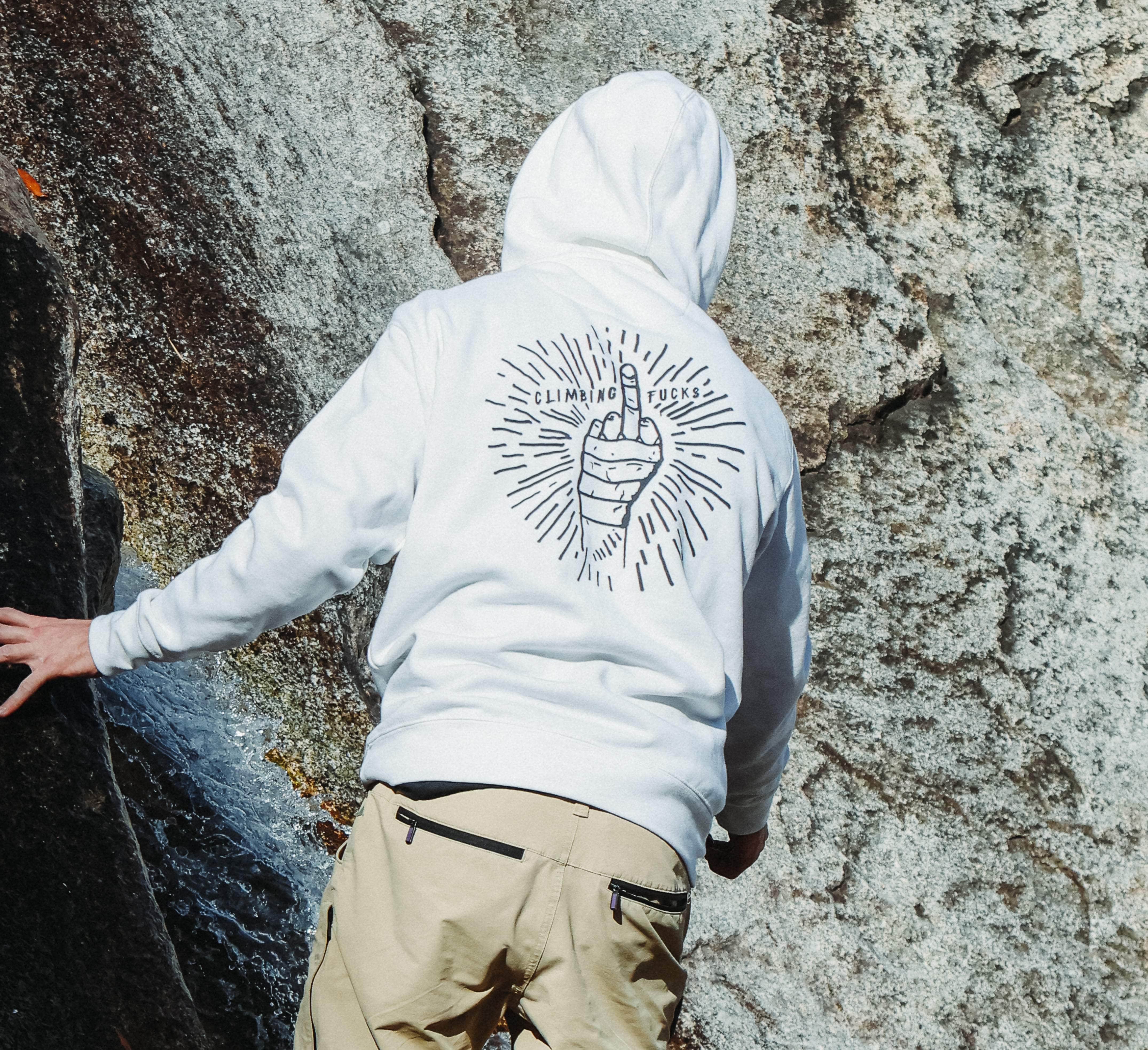 Climbing Fucks Hoodie - Image 4